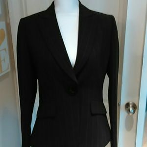 EUC Tahari Brown Pants Suit Sz 6
